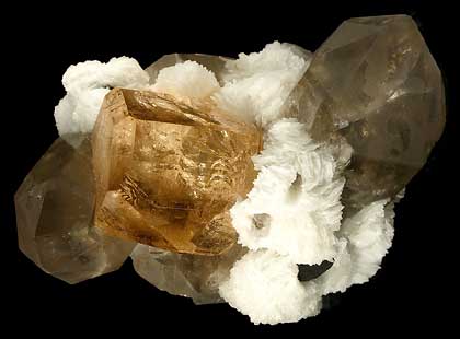 Quartz with Topaz the November birthstone