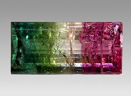 A cut Gemstone of Tourmaline.